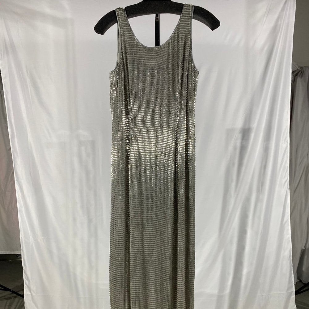 Basix 2 - Beaded Dress and Scarf - 100% Silk